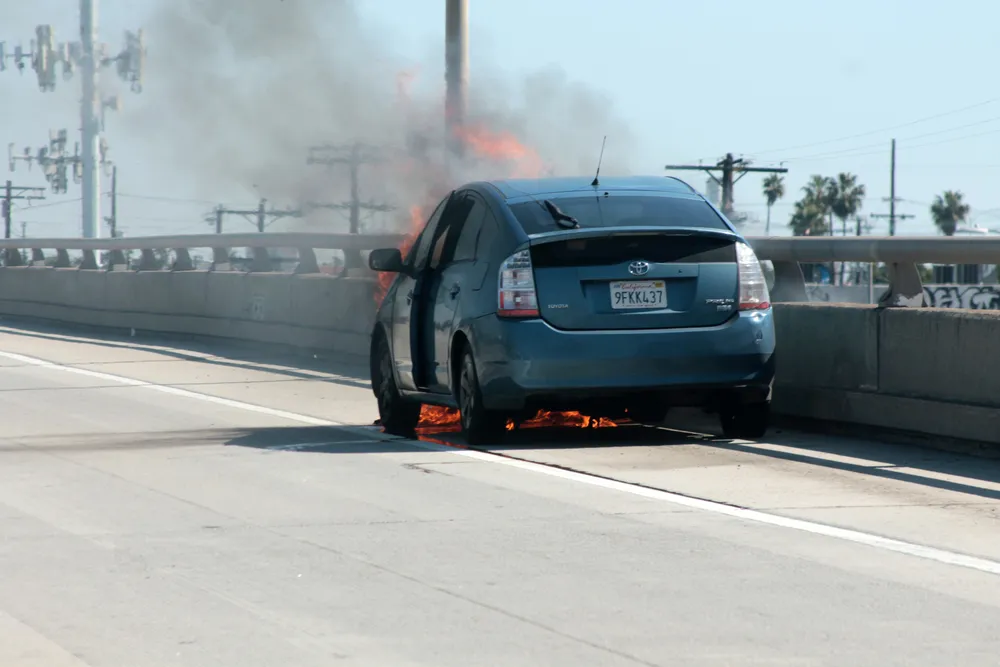 Five Injured in Fiery Three-Vehicle Crash on Hollyville Rd
