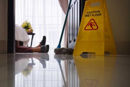maid-slipped-on-wet-floor-and-laying-down-PFXB3HB