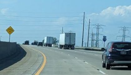 Multi-Vehicle Crash with Entrapment at Sussex Hwy SB & Mount Zion Rd