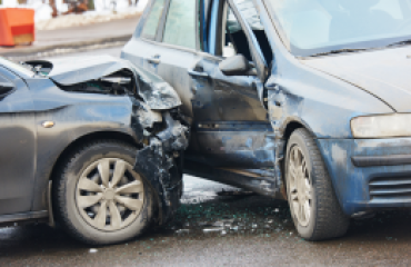 Injury Two-Vehicle Crash on County Seat Hwy