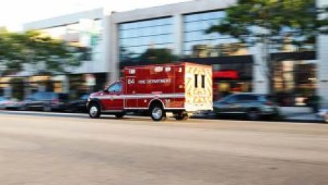 Ambulance Involved in T-Bone Crash on Halltown Rd