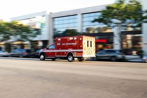 Ambulance Involved in T-Bone Crash on Halltown Rd
